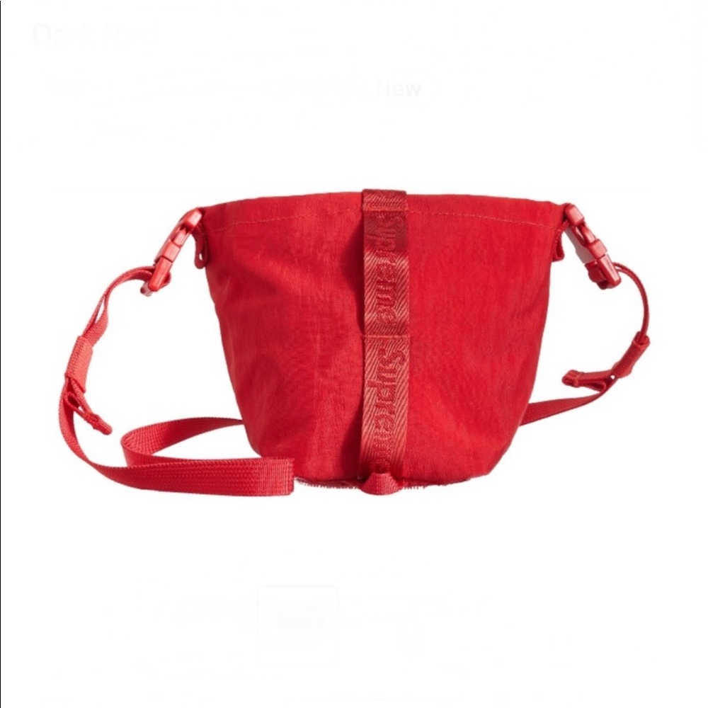 Supreme Dark Red Neck Pouch